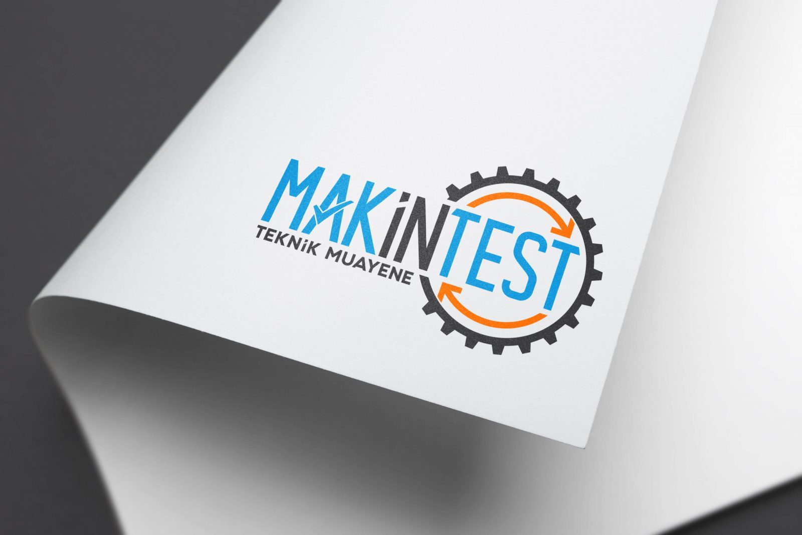 Makintest Teknik Muayene Logo Tasarım